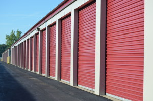 an array of storage sheds
